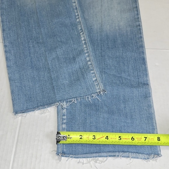 LAGENCE Womens Size 33 Milana Low Rise Olympia Stovepipe Cut Off Jeans NWT - Picture 10 of 13